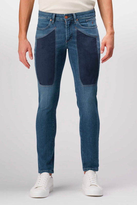 JECKERSON Denim Uomo JUPPA100-JAMES002-DNDTFDENI002