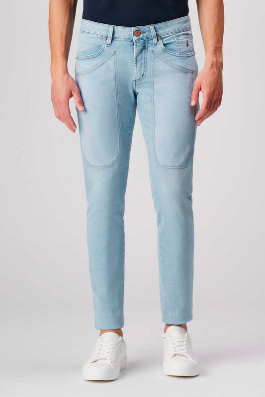 JECKERSON Denim Uomo JUPPA077- JOHN002-DNDTFDENI002